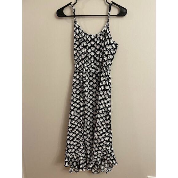 J.CREW Women Beautiful‎ Curved Ruffle Hem Midi Dress Lightweight Size 4 MSRP $98 - Picture 9 of 10